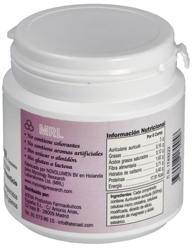 Auricularia-Mrl 500Gr. 90Comp. de Atena