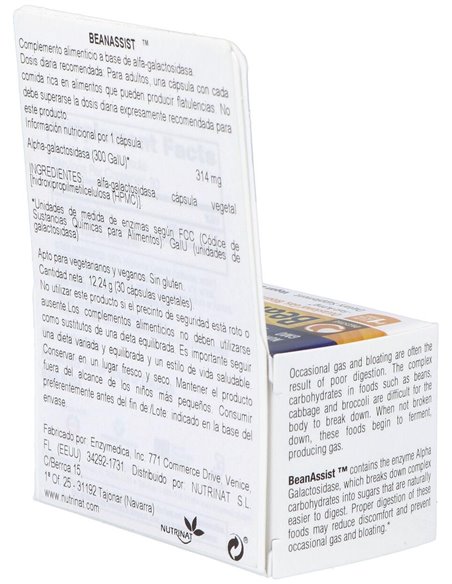 Beanassist 30Cap.Veg. de Enzymedica