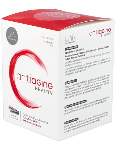 Unik Antiaging Beauty 30Sticks de Unik
