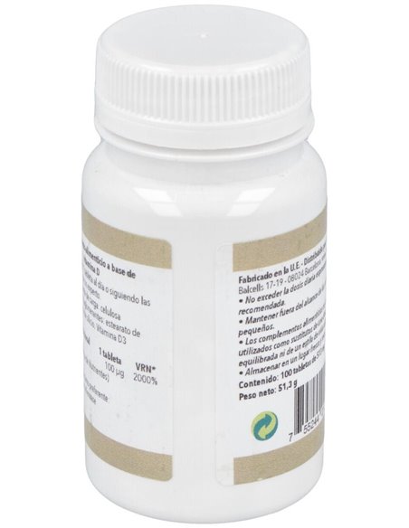 Vitamina D 4000Ui 100Comp. de Ortocel Nutri-Therapy