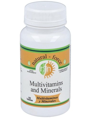 Multivitaminas Y Minerales 100Comp. de Nutri-Force