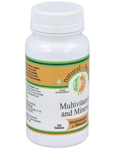 Multivitaminas Y Minerales 100Comp. de Nutri-Force