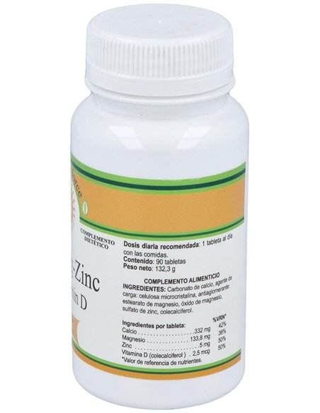 Cal Mag Zinc (Calcio-Magnesio-Zinc-Vit.D) 90Comp. de Nutri-Force
