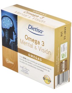 Omega  3 Mental & Visión  Envase 45 Perlas(45 Días) de Dielisa® 2