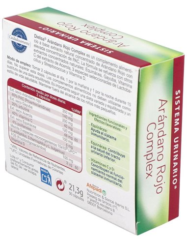 Arandano Rojo Complex  Envase 30 Cápsulas(15 Dias) de Dielisa®