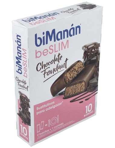 Barritas Chocolate Fondant 10Ud. de Bimanan