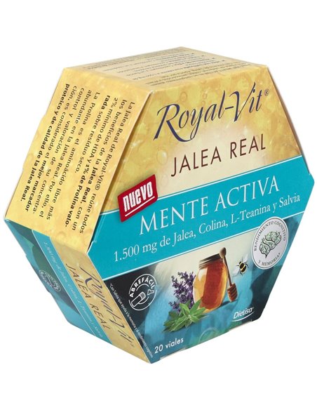 Royal-Vit Mente Activa Envase Que Contiene 20 Viales de Royal-Vit®