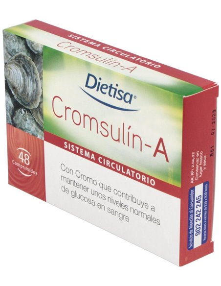 Cromsulín-A  Envase 48 Comp.(24 Días) de Dielisa®