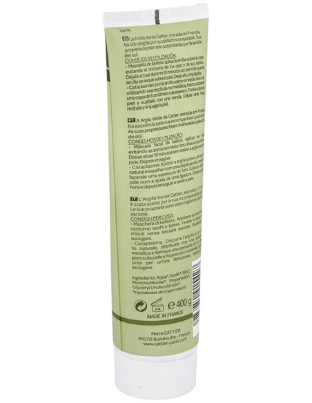 Arcilla Verde En Tubo 400Gr. de Cattier