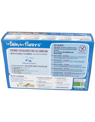 Cracker Trigo Sarraceno 300Gr. Bio Sg S/Sal Vegan de Le Pain Des Fleurs