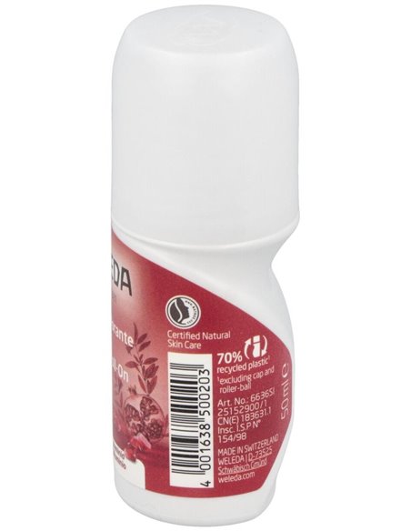 Granada 24h Desodorante Roll-On 50ml de Weleda