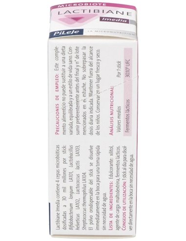 Lactibiane Imedia 4Sticks de Pileje