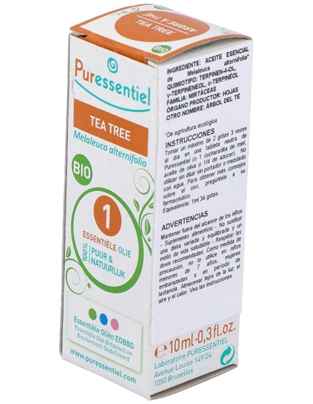 Arbol Del Te Aceite Esencial 10Ml. Bio de Puressentiel