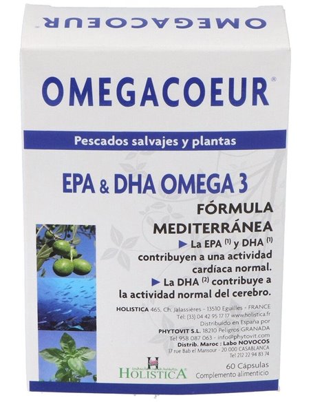 Omegacoeur 60 Caps. de Holistica