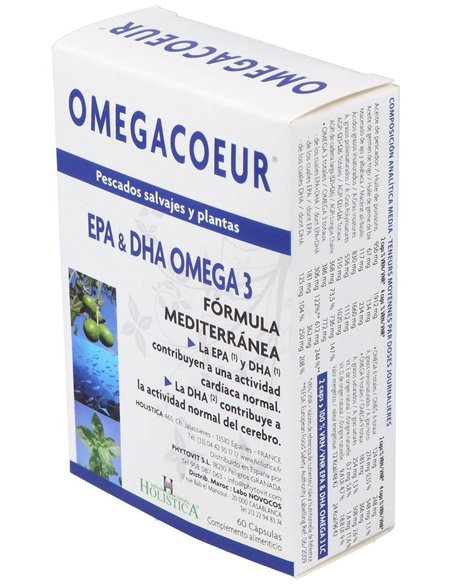 Omegacoeur 60 Caps. de Holistica
