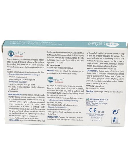 Vis Relax Gotas Oculares 10Monodosis de Pharmadiet
