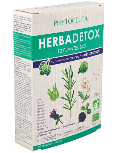 Herbadetox Bio  20 Amp de  Phytoceutic