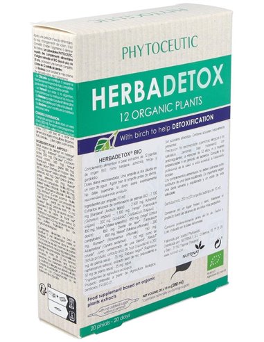 Herbadetox Bio (Herbadraine) 20Amp. Phytoceutic de Phytoceutic