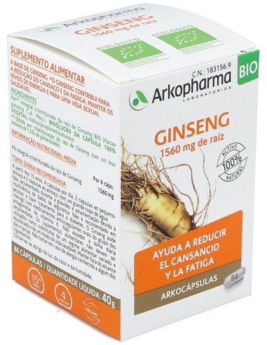 Ginseng 84Arkocapsulas. Bio de Arkopharma