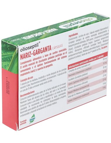 Olioseptil Sinus 15Cap. de Ineldea