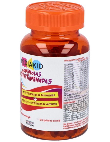 Pediakid Gominolas Multivitaminadas 60Gominolas de Ineldea