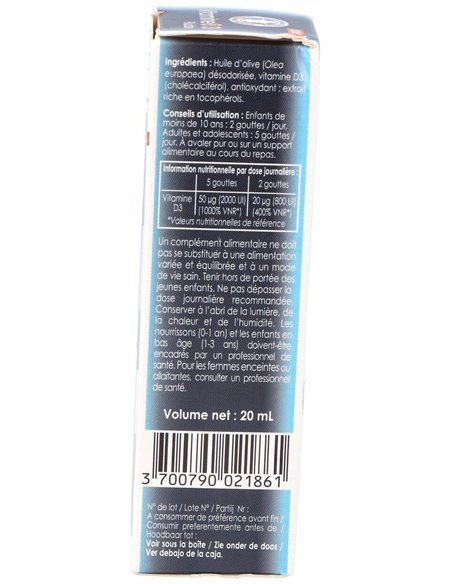 Vitamina D3 2000Ui 20Ml. de Fenioux