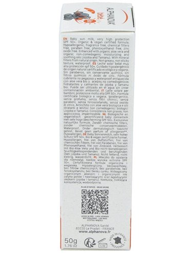 Solar Spf50+ Bebe 50Gr. Bio de Alphanova