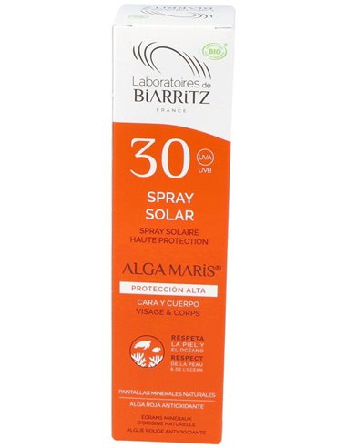 Spray Solar Cara Y Cuerpo Spf30 100Ml. Bio de Alga Maris - Lab. Biarritz