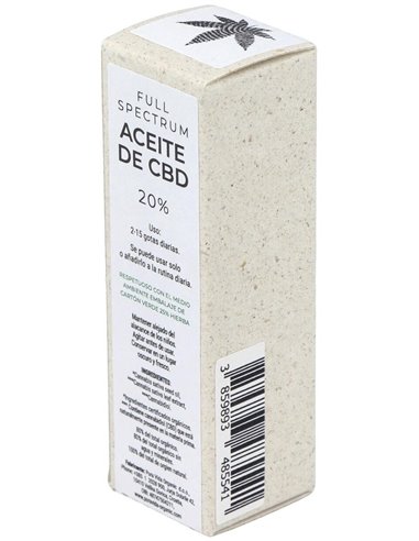 Cbd Oil Full Spectrum 20% 2000Mg. 10Ml. de Puravida Organic