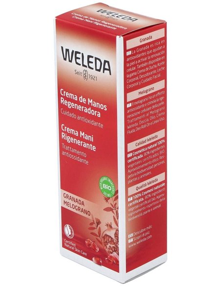 Crema De Manos De Granada Regeneradora 50Ml. de Weleda