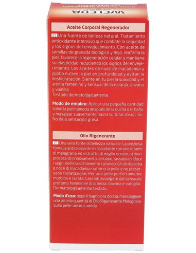 Aceite Corporal De Granada Regenerador 100Ml. de Weleda