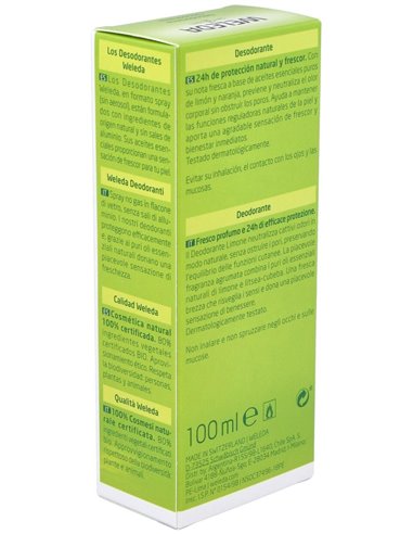 Desodorante Spray de Citrus 100ml  de Weleda