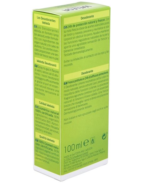 Desodorante Spray de Citrus 100ml  de Weleda