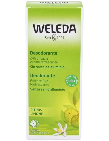 Desodorante Spray de Citrus 100ml  de Weleda