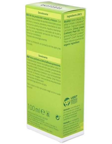 Desodorante Spray de Citrus 100ml  de Weleda