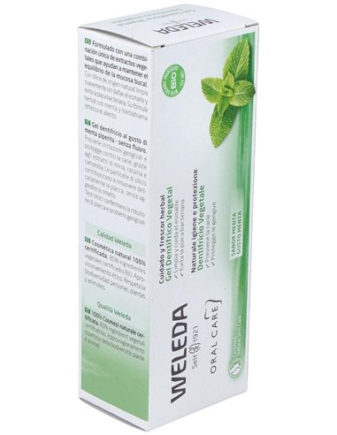 Gel Dentifrico Vegetal 75 Ml de Weleda