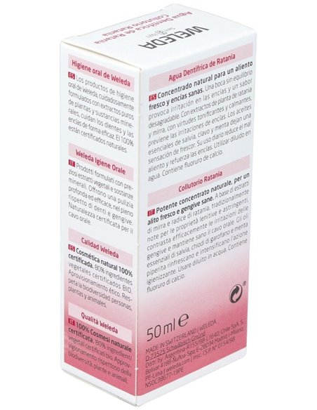 Agua Dentifrica De Ratania 50 Ml de Weleda