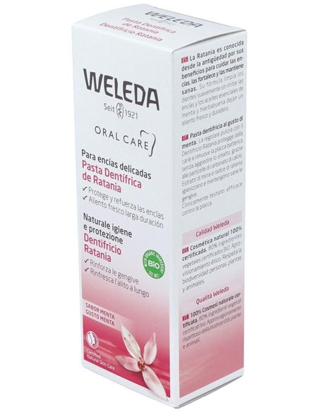 Pasta Dentifrica De Ratania-Mineral de Weleda