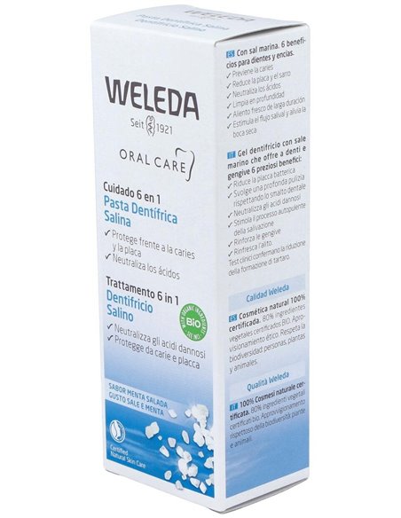 Pasta Dentifrica Salina 75 Ml de Weleda