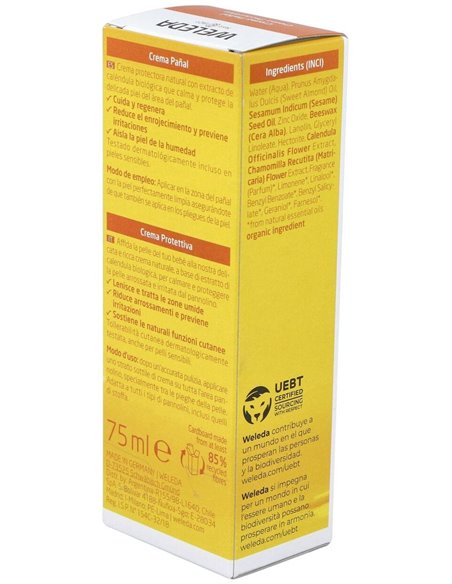 Crema Pañal Bebé con Caléndula 100% Natural 75 ml  de Weleda