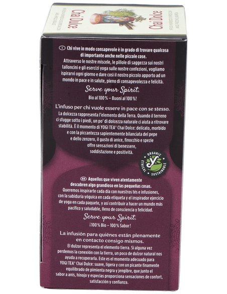 Yogi Tea Chai Dulce 17 X 2 G de Yogi Tea