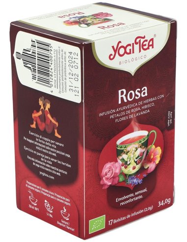 Yogi Tea Infusión Rosa 17 X 2 G de Yogi Tea