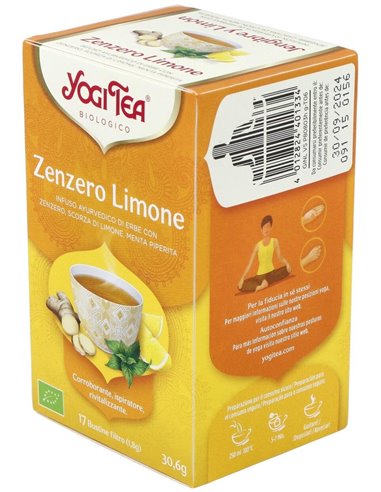 Yogi Tea Jengibre Y Limón 17 X 1,8 G
