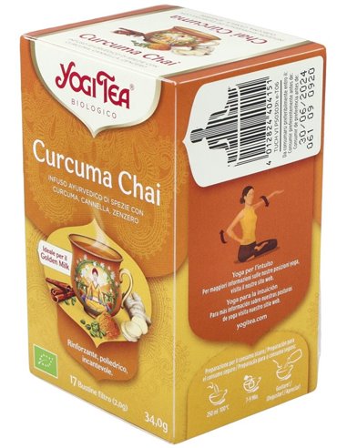 Yogi Tea Chai Curcuma 17Infusiones de Yogi Tea
