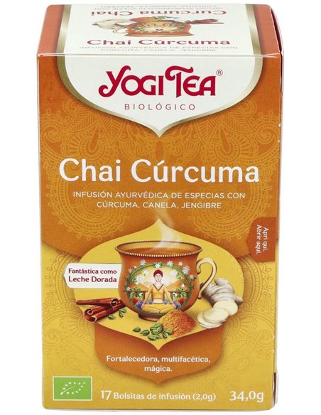 Yogi Tea Chai Curcuma 17Infusiones de Yogi Tea