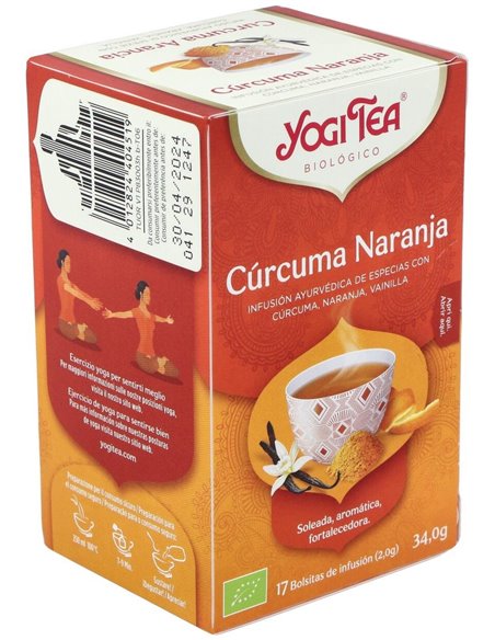 Yogi Tea Curcuma Naranja 17Infusiones de Yogi Tea