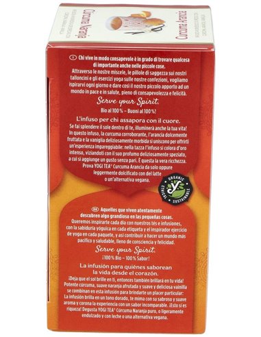 Yogi Tea Curcuma Naranja 17Infusiones de Yogi Tea