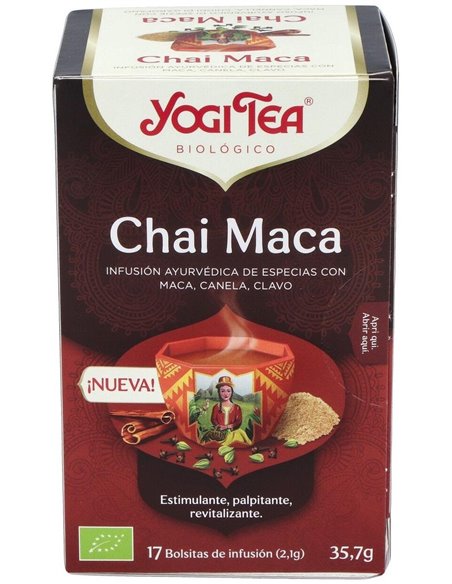 Yogi Tea Maca Chai Organic 17 X 2 G de Yogi Tea