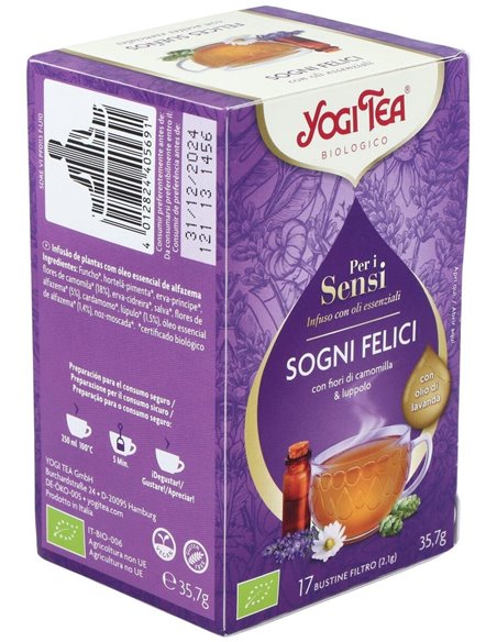 Yogi Tea Para Los Sentidos Felices Sueños 17 X 1,8 G de Yogi Tea
