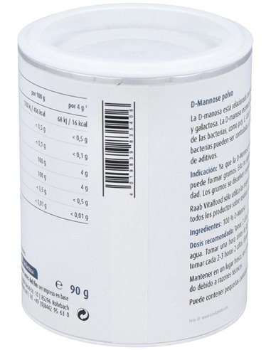 D-Mannose Polvo 90Gr. Sg Vegan de Raab Vitalfood